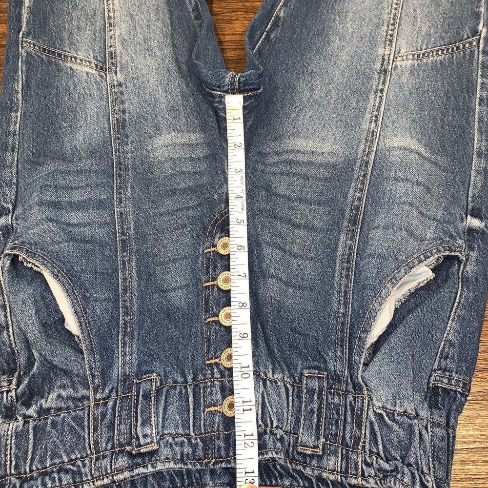 Kancan Sz 5/26 High Rise Button Fly Elastic Paperbag Waist Skinny Jeans - Picture 9 of 12